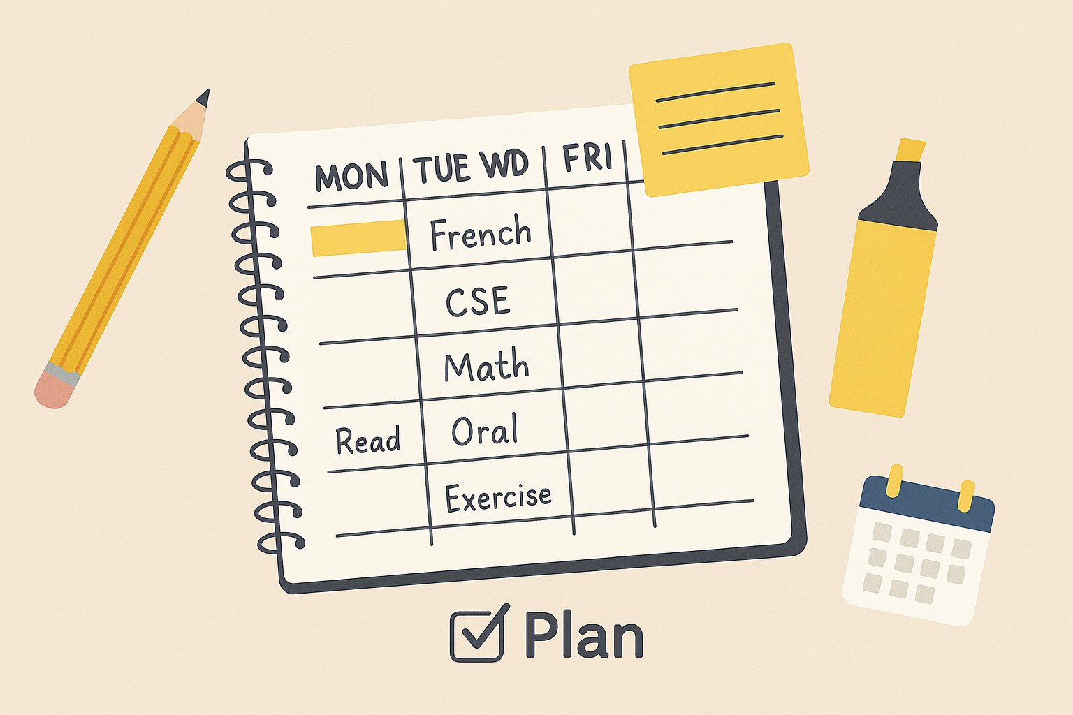 Comment construire un planning réaliste de révision CRPE : méthode et conseils pratiques