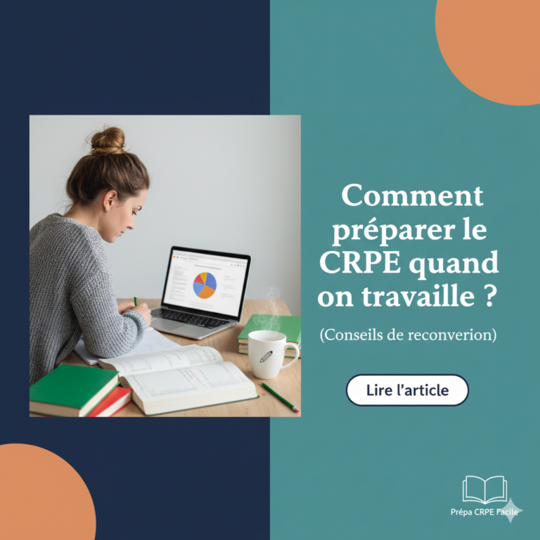 Comment préparer le CRPE quand on travaille ?