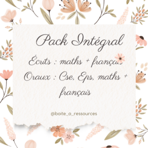 Pack INTÉGRAL : écrits + oraux