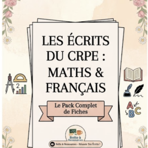 Pack préparation pour les écrits